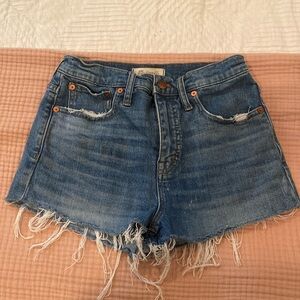 Madewell jean shorts